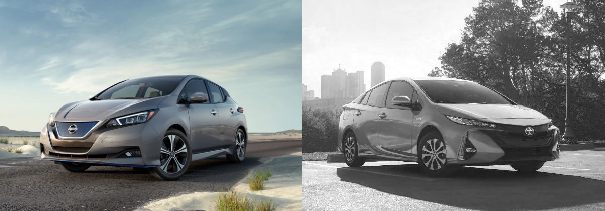 2022 Nissan LEAF® vs 2022 Toyota Prius Prime Comparison