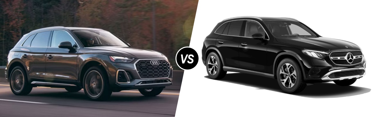 2025 Audi Q5 Plug-in Hybrid vs 2025 Mercedes-Benz GLC 350e 4MATIC SUV near Monterey, CA 2025 Audi Q5 Plug-in Hybrid vs 2025 Mercedes-Benz GLC 350e 4MATIC SUV near Monterey, CA