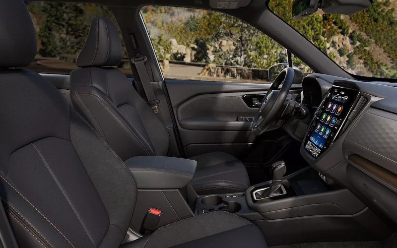Lewiston, ME - 2025 Subaru Forester Hybrid's Interior Lewiston, ME - 2025 Subaru Forester Hybrid's Interior