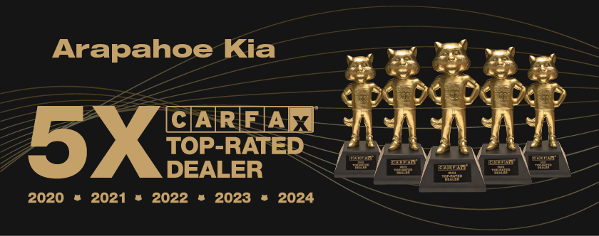 Arapahoe Kia named a CARFAX 5X Top-Rated Dealer