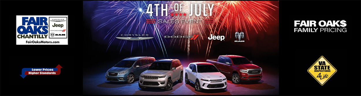 Fair Oaks Chantilly CJDR 4th of July Savings