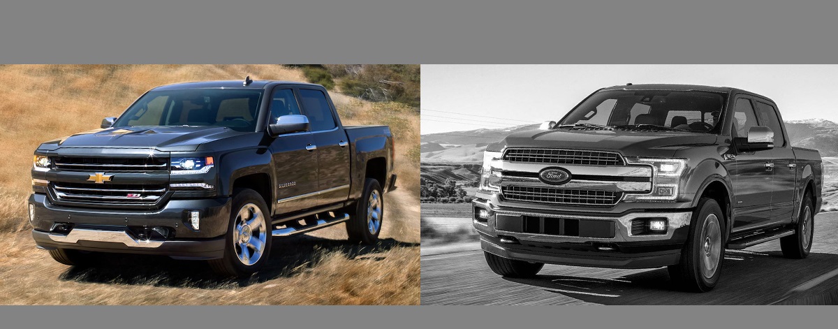 2018 Chevrolet Silverado vs 2018 Ford F-150 Phoenix AZ