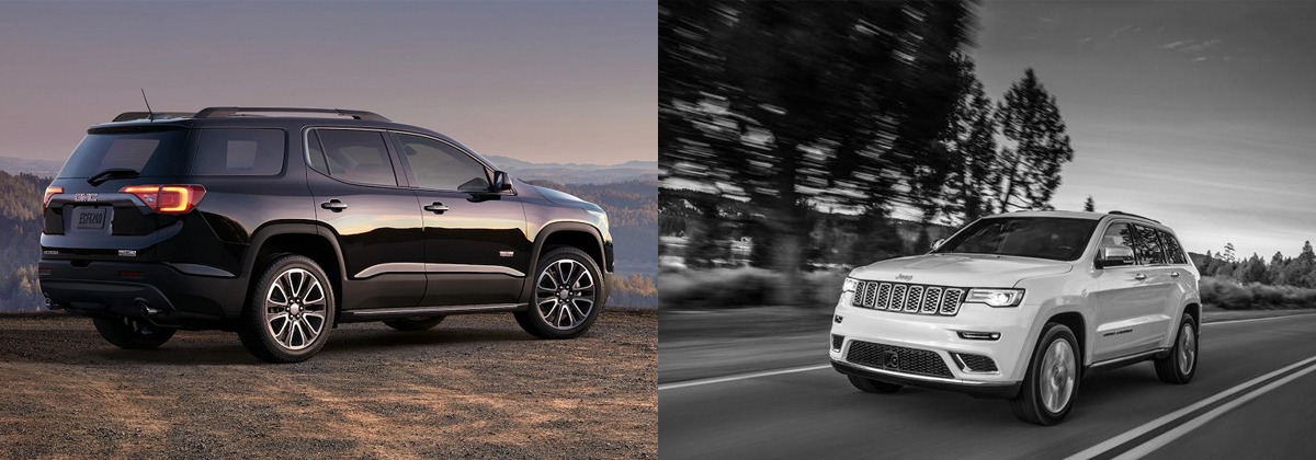 2019 GMC Acadia vs 2019 Jeep Grand Cherokee in Corinth MS
