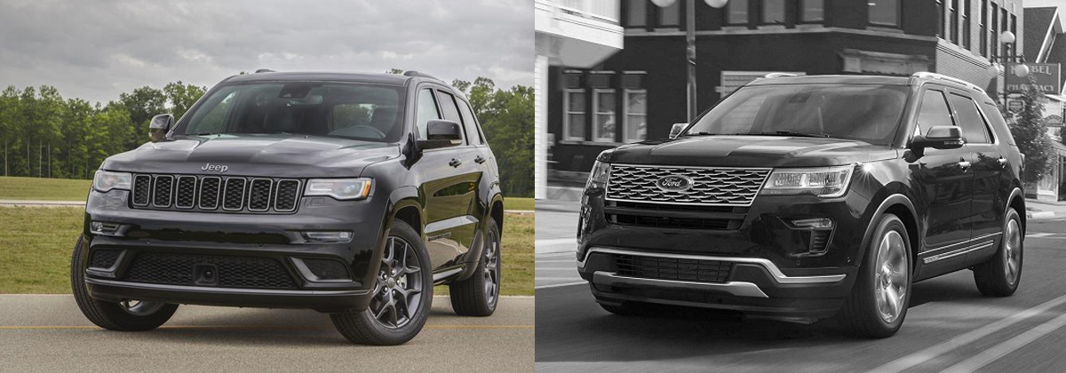 2019 Jeep Grand Cherokee vs 2019 Ford Explorer near Wichita Kansas