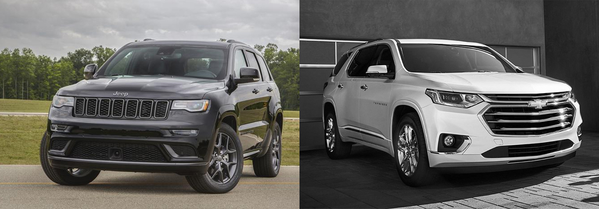 2019 Jeep Grand Cherokee vs 2019 Chevrolet Traverse - Wichita KS Area