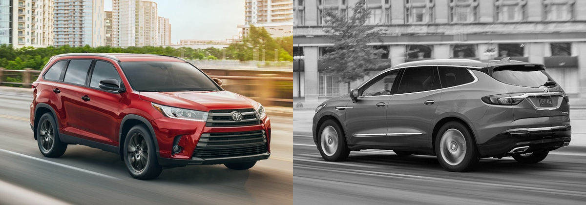 2019 Toyota Highlander vs 2019 Buick Enclave - Pueblo Toyota