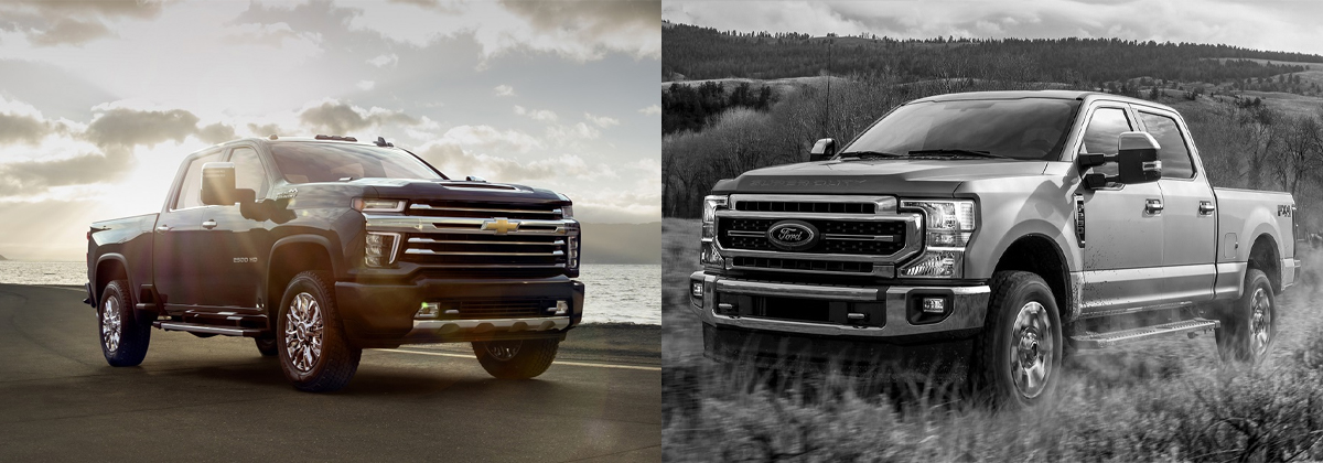 Compare 2020 Chevrolet Silverado HD vs 2020 Ford Super Duty - Phoenix AZ