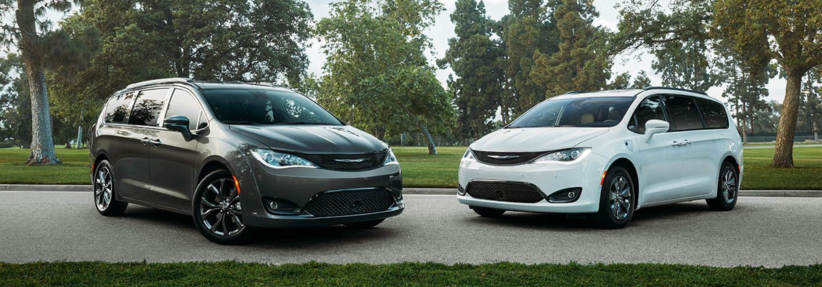 Research trim levels on a 2020 Chrysler Pacifica near Cerritos CA