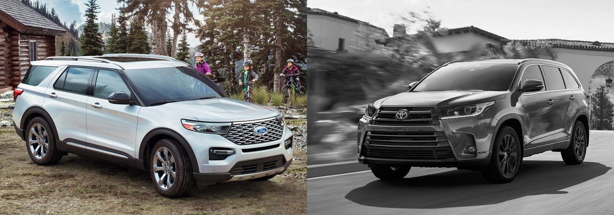 2020 Ford Explorer vs 2020 Toyota Highlander - Napa CA