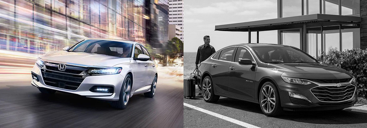Review the 2020 Honda Accord vs 2020 Chevy Malibu in Centennial CO