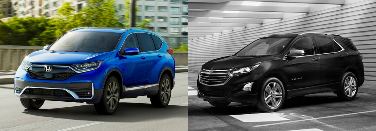 Check out the 2020 Honda CR-V vs 2020 Chevy Equinox in Centennial 