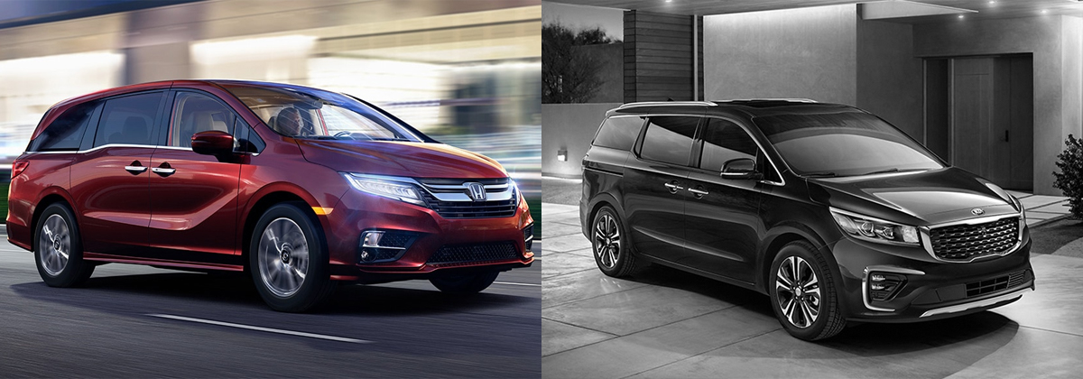 2020 Honda Odyssey vs 2020 Kia Sedona in West Burlington IA