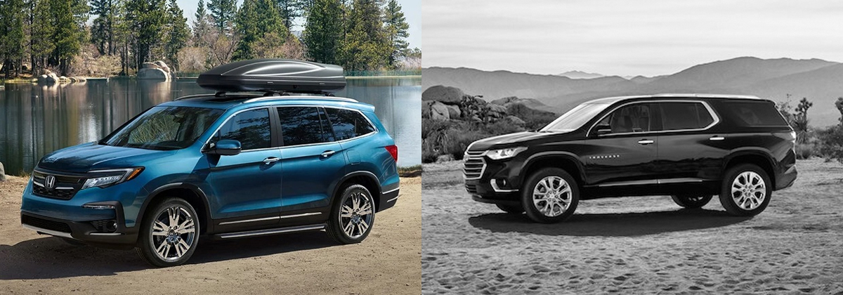 Presenting 2020 Honda Pilot vs 2020 Chevy Traverse in Centennial CO