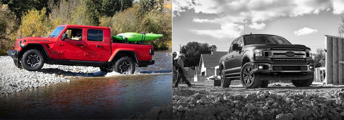 Presenting 2020 Jeep Gladiator vs 2020 Ford F-150 near Baltimore MD