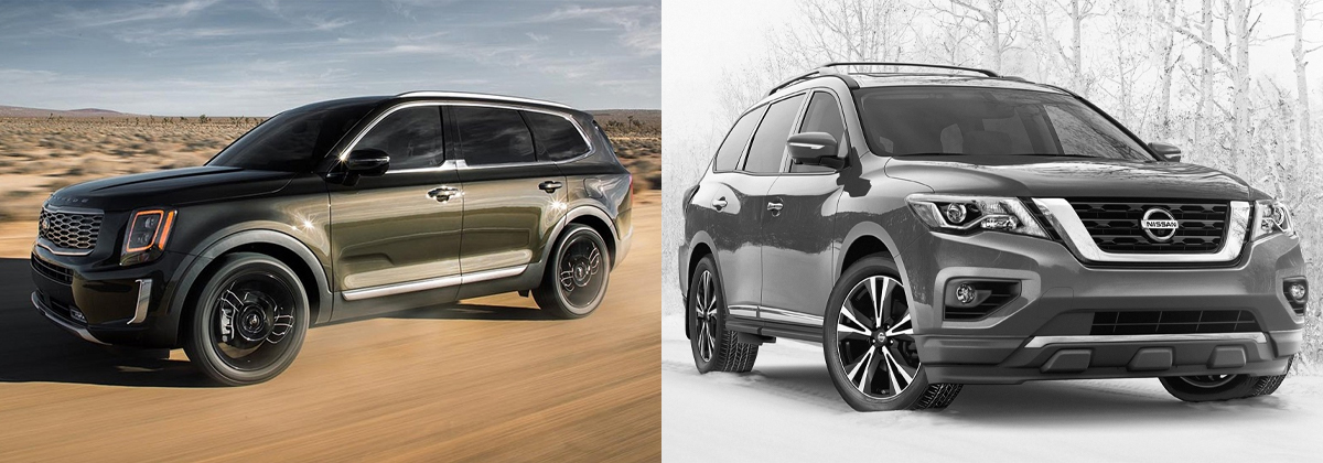 2020 Kia Telluride vs 2020 Nissan Pathfinder near Columbus OH