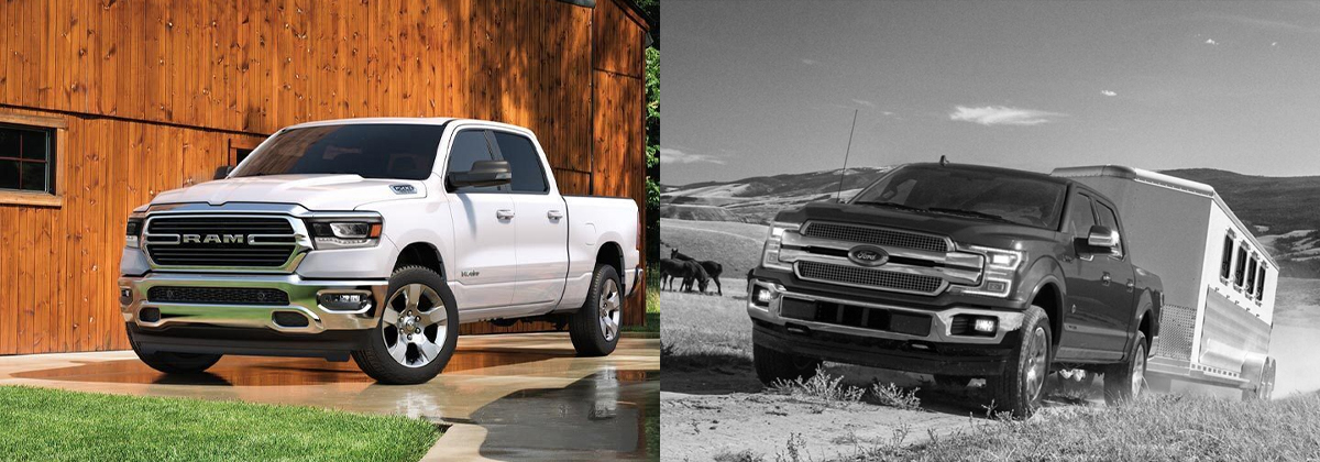 2020 RAM 1500 vs 2020 Ford F-150 near Wichita KS