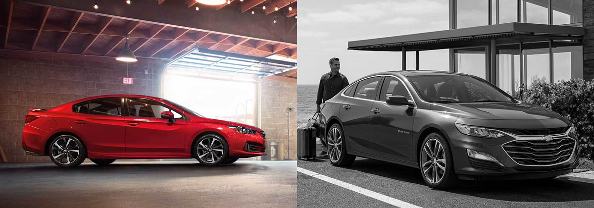 Explore the 2020 Subaru Impreza vs 2020 Chevrolet Malibu comparison in Southfield Michigan