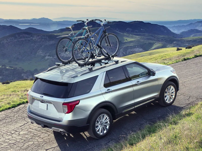 The 2021 Ford Explorer is loaded with value near Davenport IA