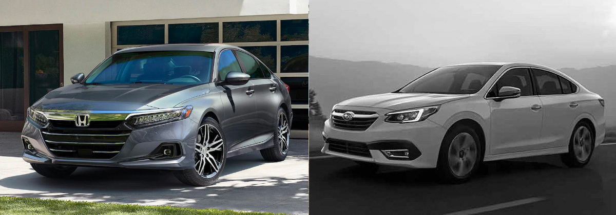 2021 Honda Accord vs 2021 Subaru Legacy near Denver 2021 Honda Accord vs 2021 Subaru Legacy near Denver