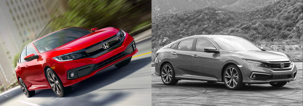 2021 Honda Civic Sedan vs 2020 Honda Sedan near Quad Cities IA