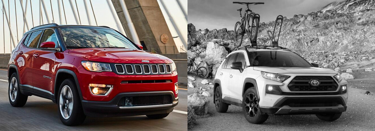 Presenting 2021 Jeep Compass vs 2021 Toyota RAV4 near Longmont CO