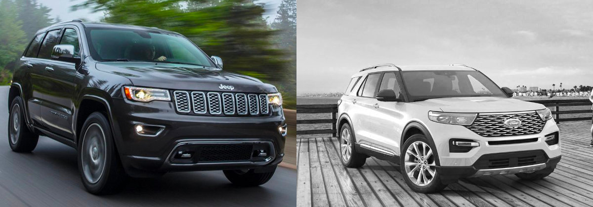 2021 Jeep Grand Cherokee vs 2021 Ford Explorer near Baltimore