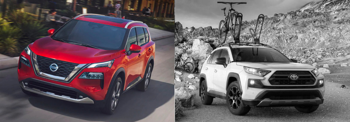 2021 Nissan Rogue vs 2021 Toyota RAV4 in Clearwater FL