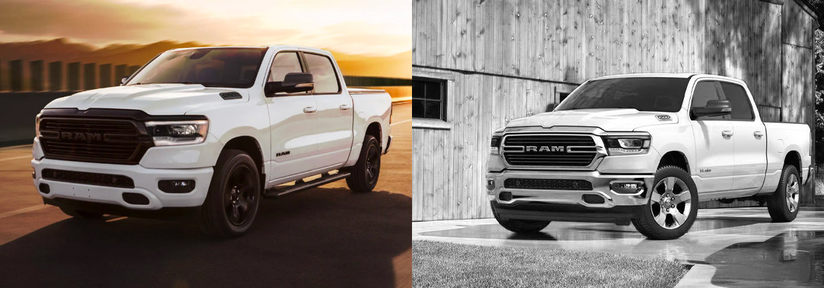 2021 Ram 1500 vs 2020 Ram 1500 near Los Angeles