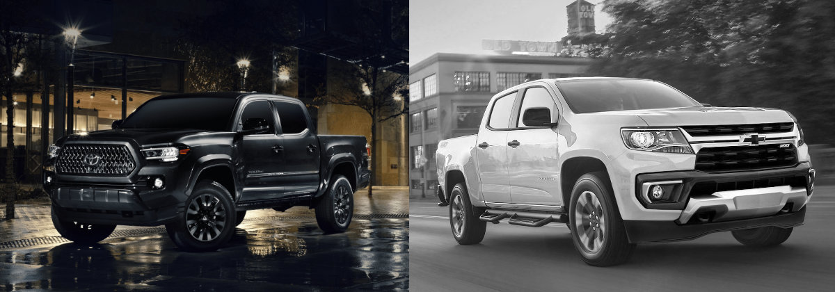 2021 Toyota Tacoma vs 2021 Chevrolet Colorado in Pueblo CO