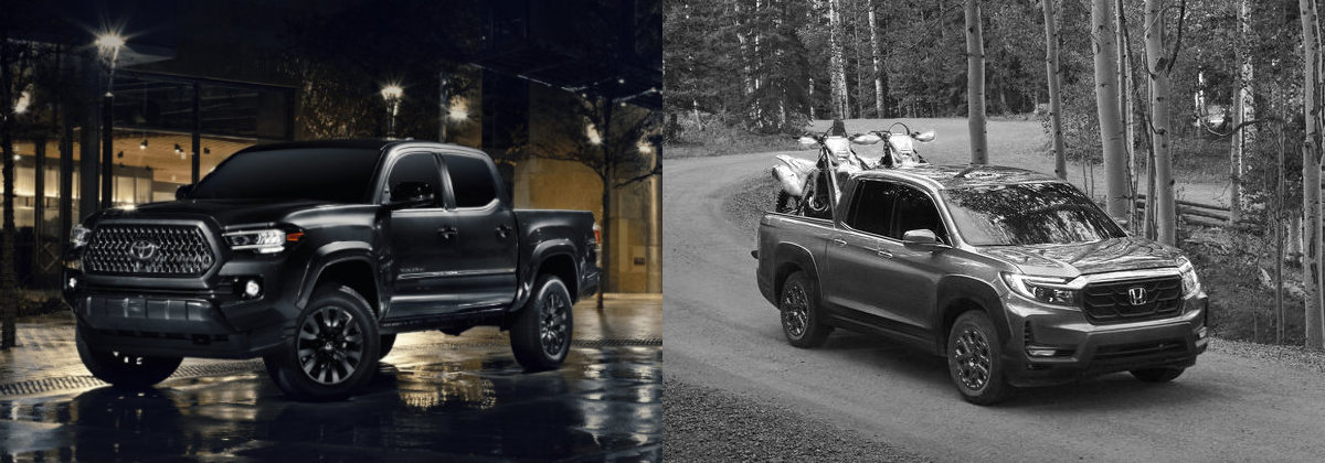 2021 Toyota Tacoma vs 2021 Honda Ridgeline