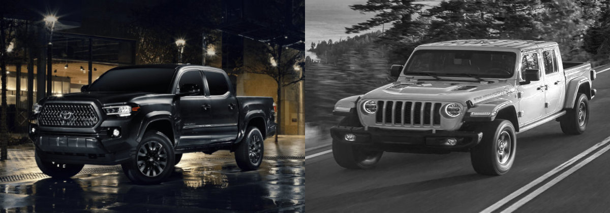2021 Toyota Tacoma vs 2021 Jeep Gladiator in Shreveport LA