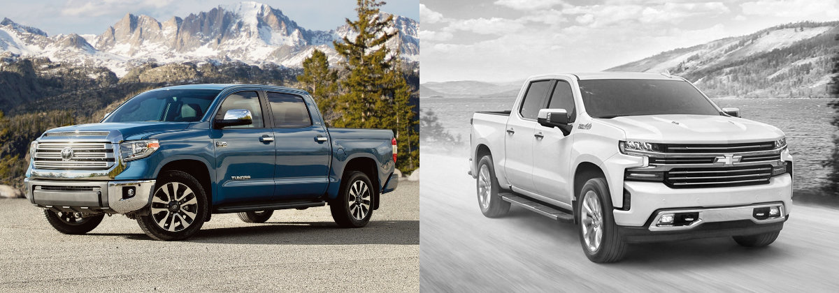 2021 Toyota Tundra vs 2020 Chevrolet Silverado 1500 in Pueblo CO