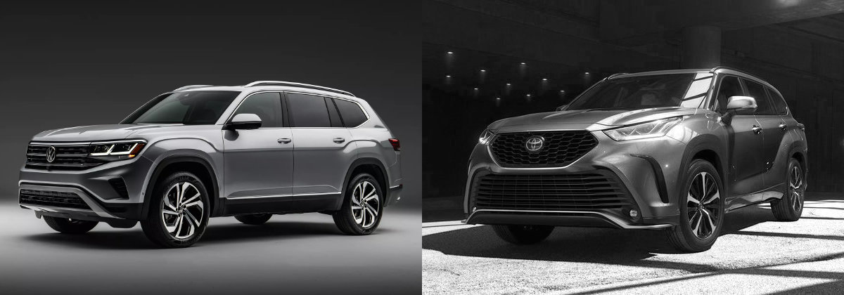 2021 Volkswagen Atlas vs 2021 Toyota Highlander in San Antonio