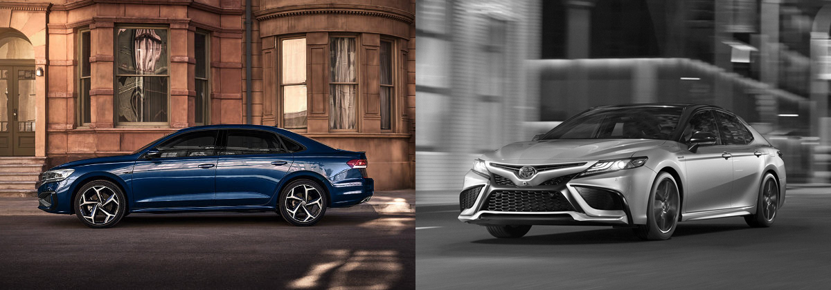 2021 Volkswagen Passat vs 2021 Toyota Camry in San Antonio TX 2021 Volkswagen Passat vs 2021 Toyota Camry in San Antonio TX