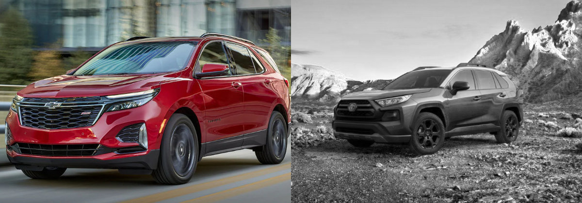 2022 Chevrolet Equinox vs 2022 Toyota RAV4 in Maquoketa IA