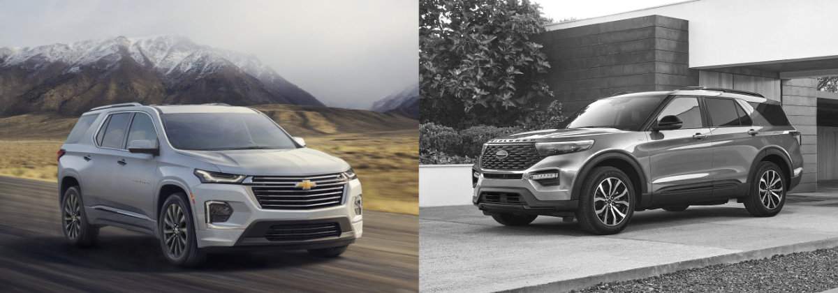 2022 Chevrolet Traverse vs 2022 Ford Explorer | Oakland Area