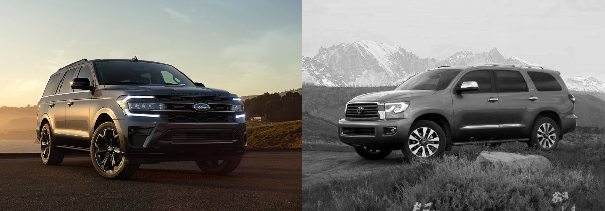 2022 Ford Expedition vs 2022 Toyota Sequoia - near Austin