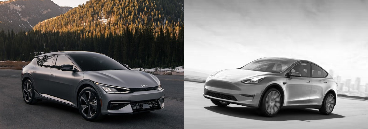 2022 Kia EV6 Crossover vs 2022 Tesla Model Y