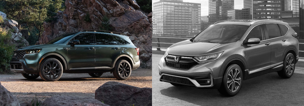 2022 Kia Sorento vs 2022 Honda CR-V in Centennial CO