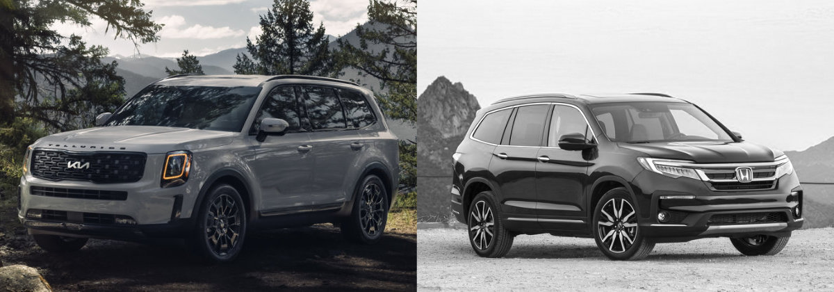2022 Kia Telluride vs 2022 Honda Pilot in Centennial CO