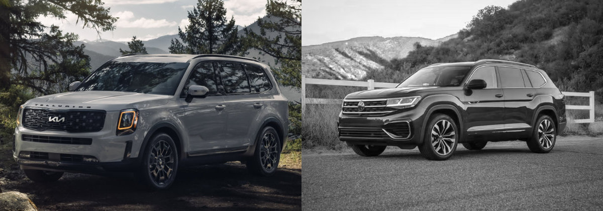 Compare 2022 Kia Telluride vs 2022 VW Atlas - Denver CO