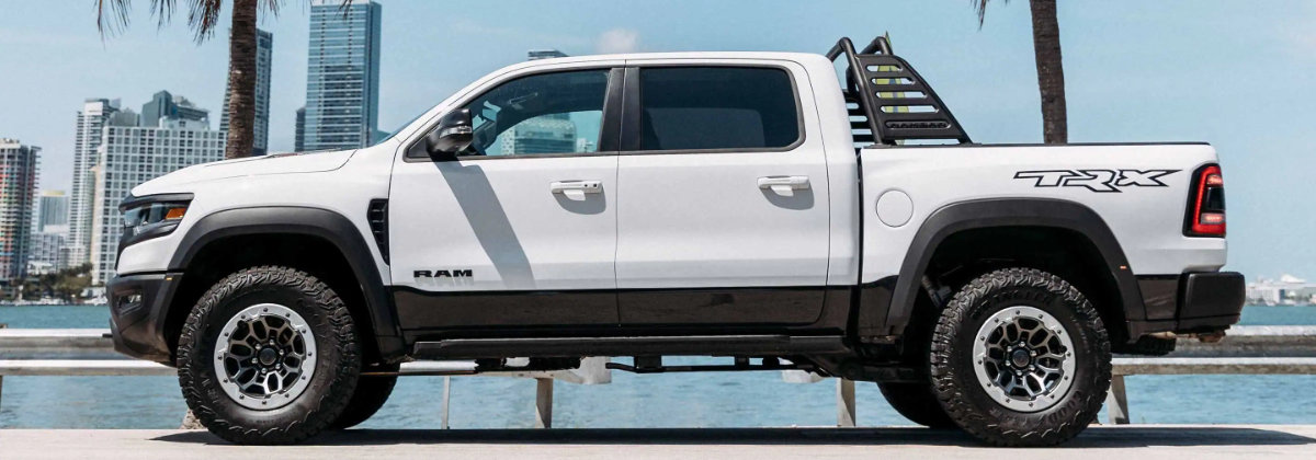 A 2022 RAM 1500 TRX features exclusive options near Downey CA