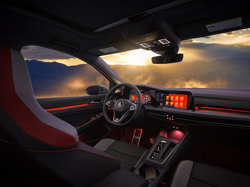 San Antonio TX - 2022 Volkswagen Golf GTI's Interior