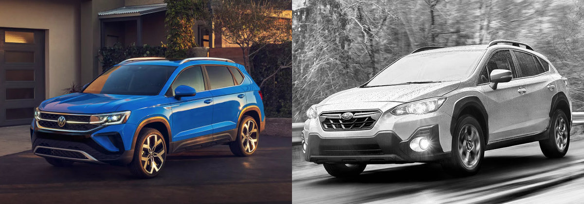 2022 Volkswagen Taos vs 2021 Subaru Crosstrek 2022 Volkswagen Taos vs 2021 Subaru Crosstrek