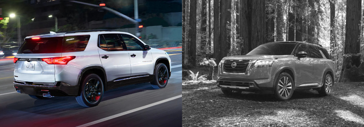 2023 Chevrolet Traverse vs 2023 Nissan Pathfinder