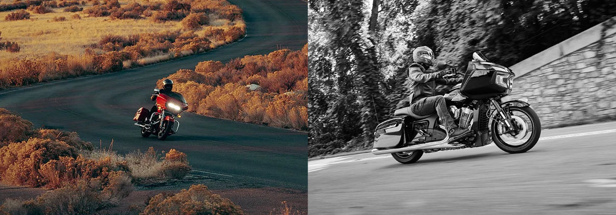 2023 Harley-Davidson® Road Glide® vs 2023 Indian Challenger