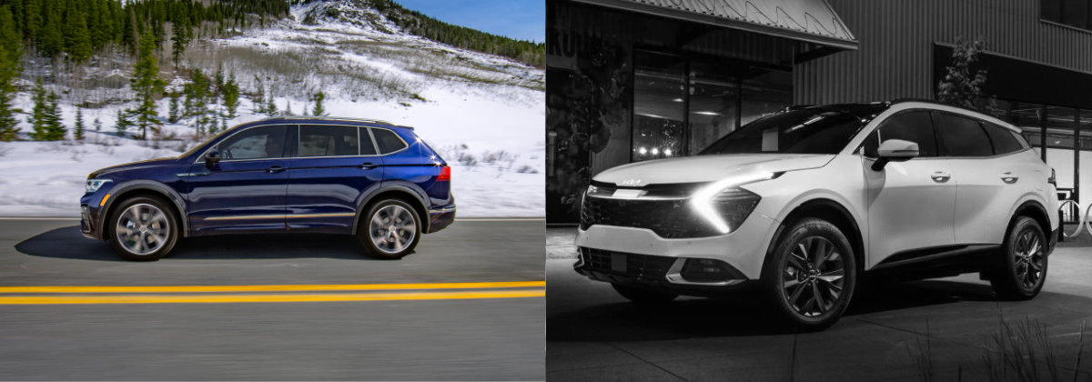 2023 Volkswagen Tiguan vs 2023 Kia Sportage 2023 Volkswagen Tiguan vs 2023 Kia Sportage