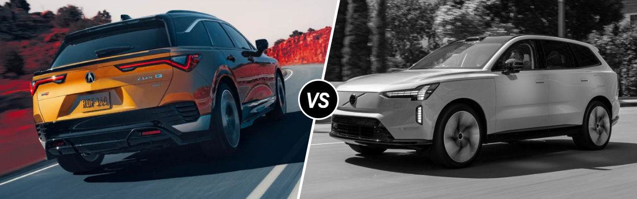 2025 Acura ZDX vs 2025 Volvo EX90 near Manchester, NH