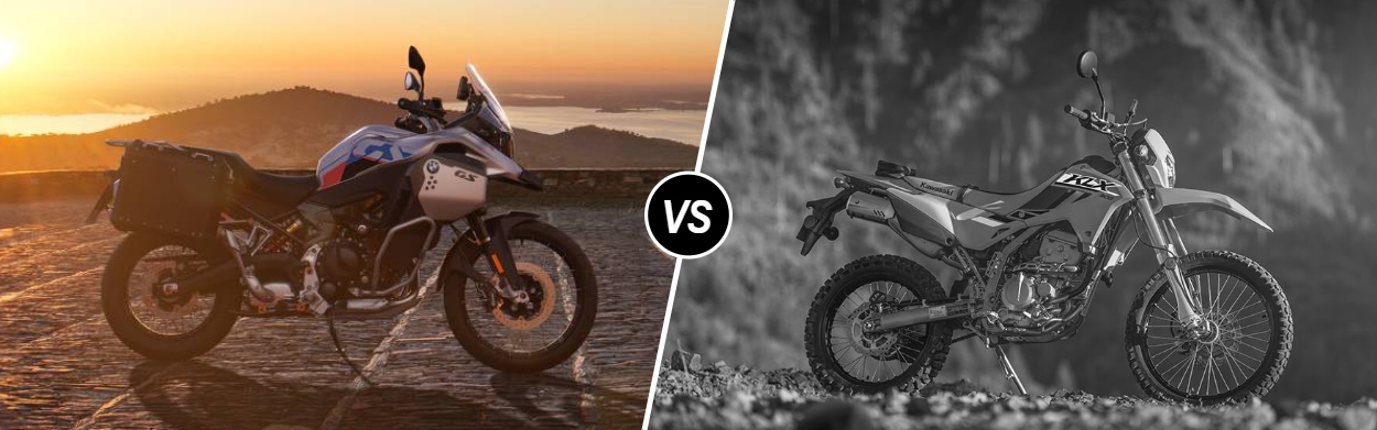 2025 BMW F 900 GS vs 2025 Kawasaki KLX300 near Washington, D.C.