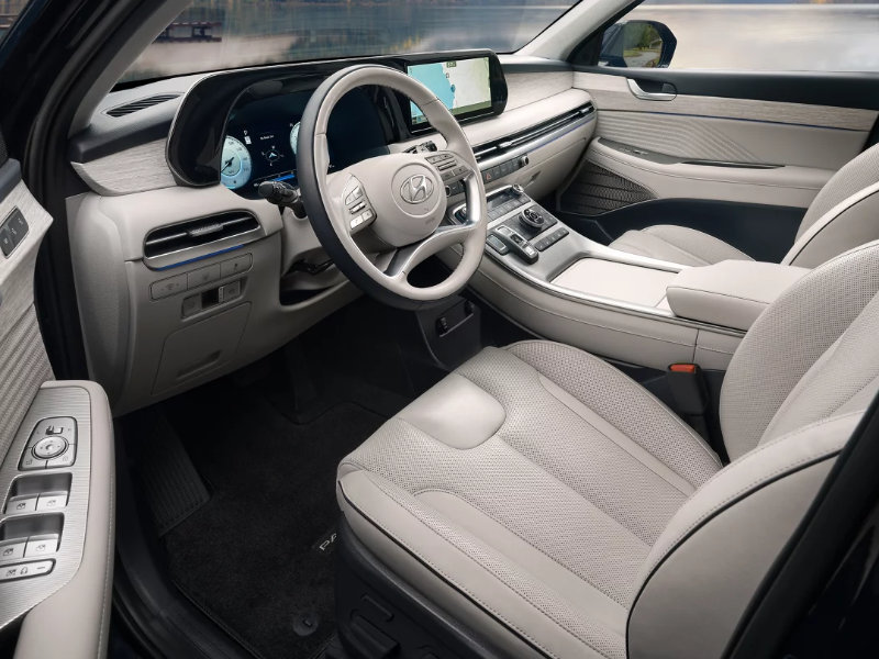 Sansone Hyundai - Explore the luxurious interior of the 2024 Hyundai Palisade near Elizabeth NJ